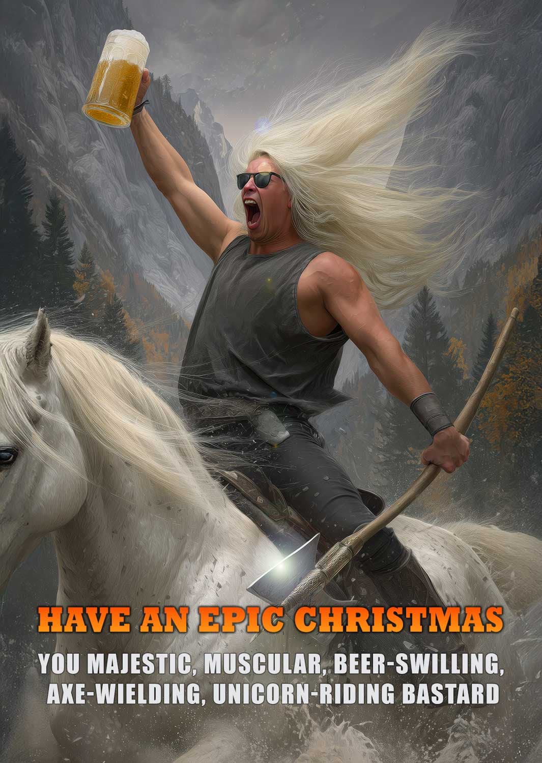 Muscular, Beer-swilling Bastard